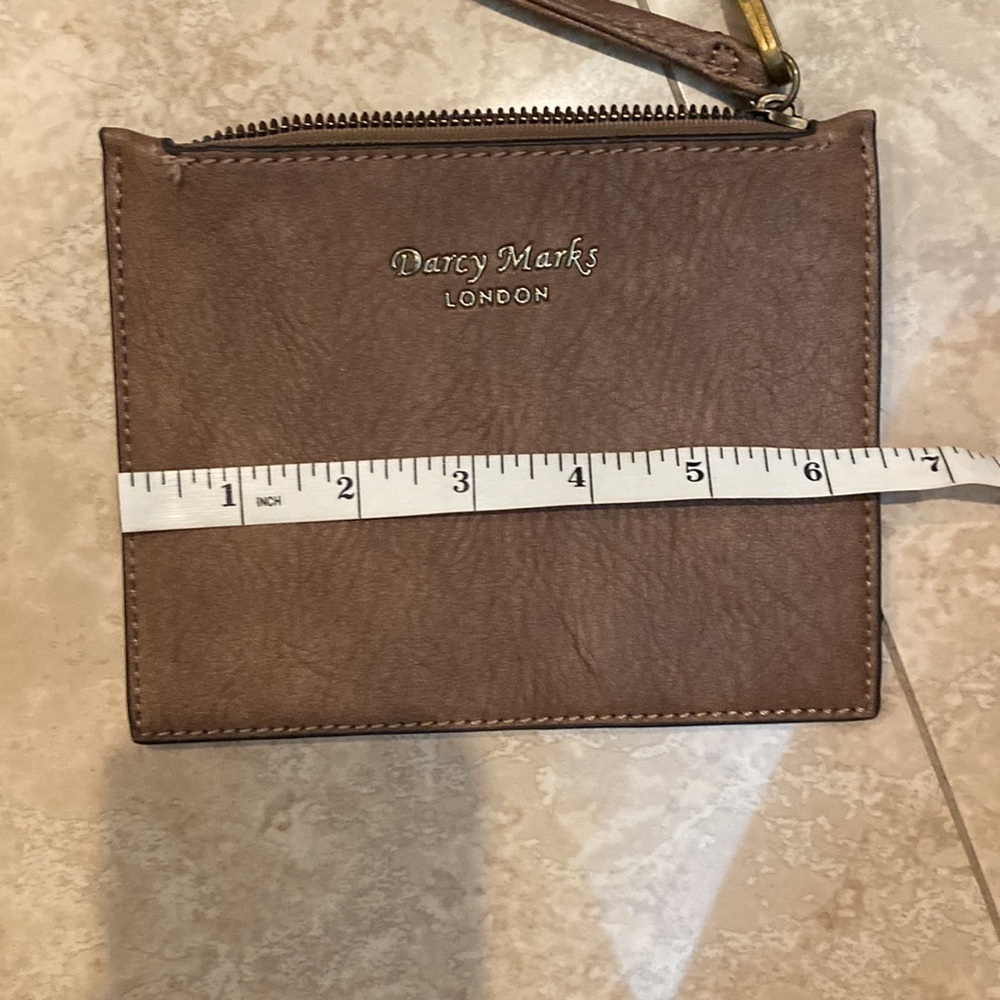 Darcy Marks London Chocolate Brown wristlet - Picture 5 of 6